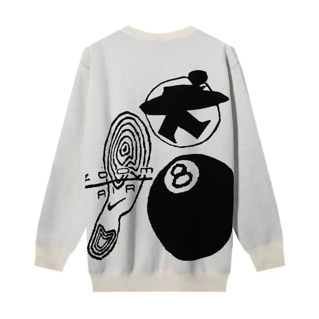 Nike Nike Sportswear White Graphic Knit Sweater White