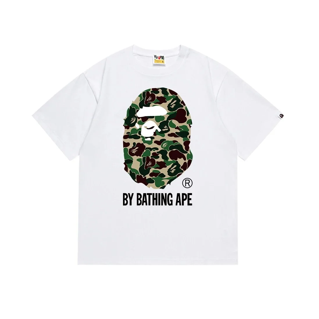 A Bathing Ape A Bathing Ape ABC Camo Green/White T-Shirt Green - 1