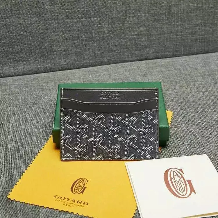 Goyard Goyard Carbon Grey Card Holder Grey - 1