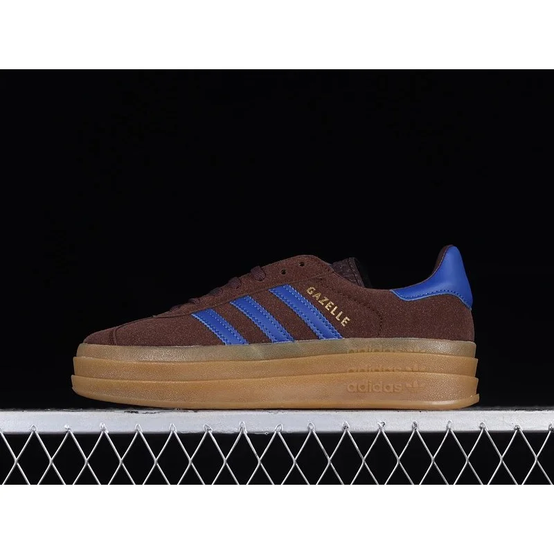 Adidas Adidas Gazelle Brown/Blue Sneakers Brown - 1
