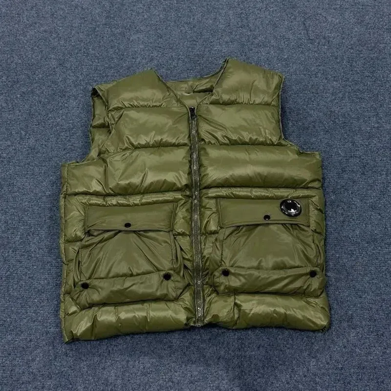 Other Brown Puffer Vest Brown - 1