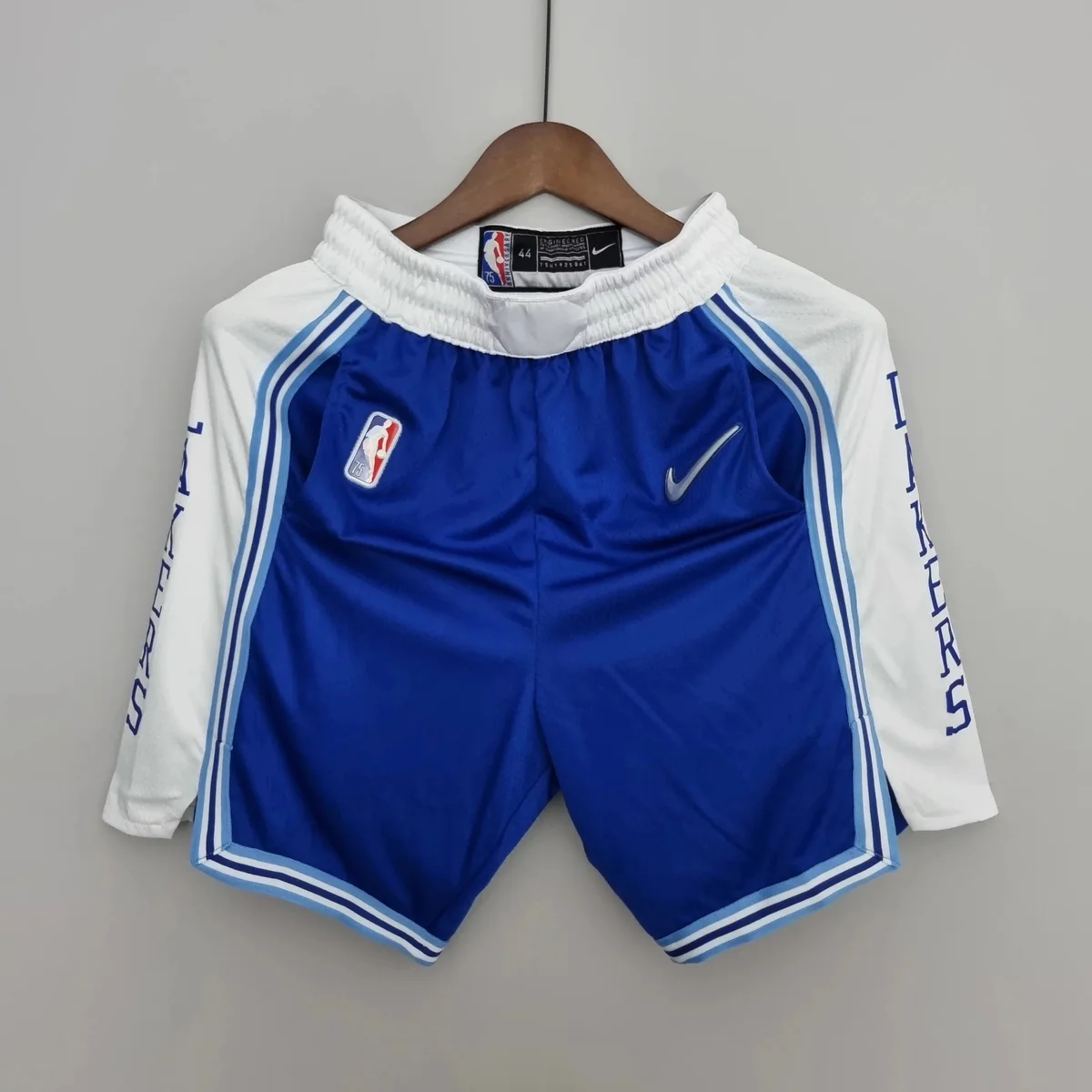 Nike Nike Los Angeles Lakers Shorts Blue White Basketball Blue - 1