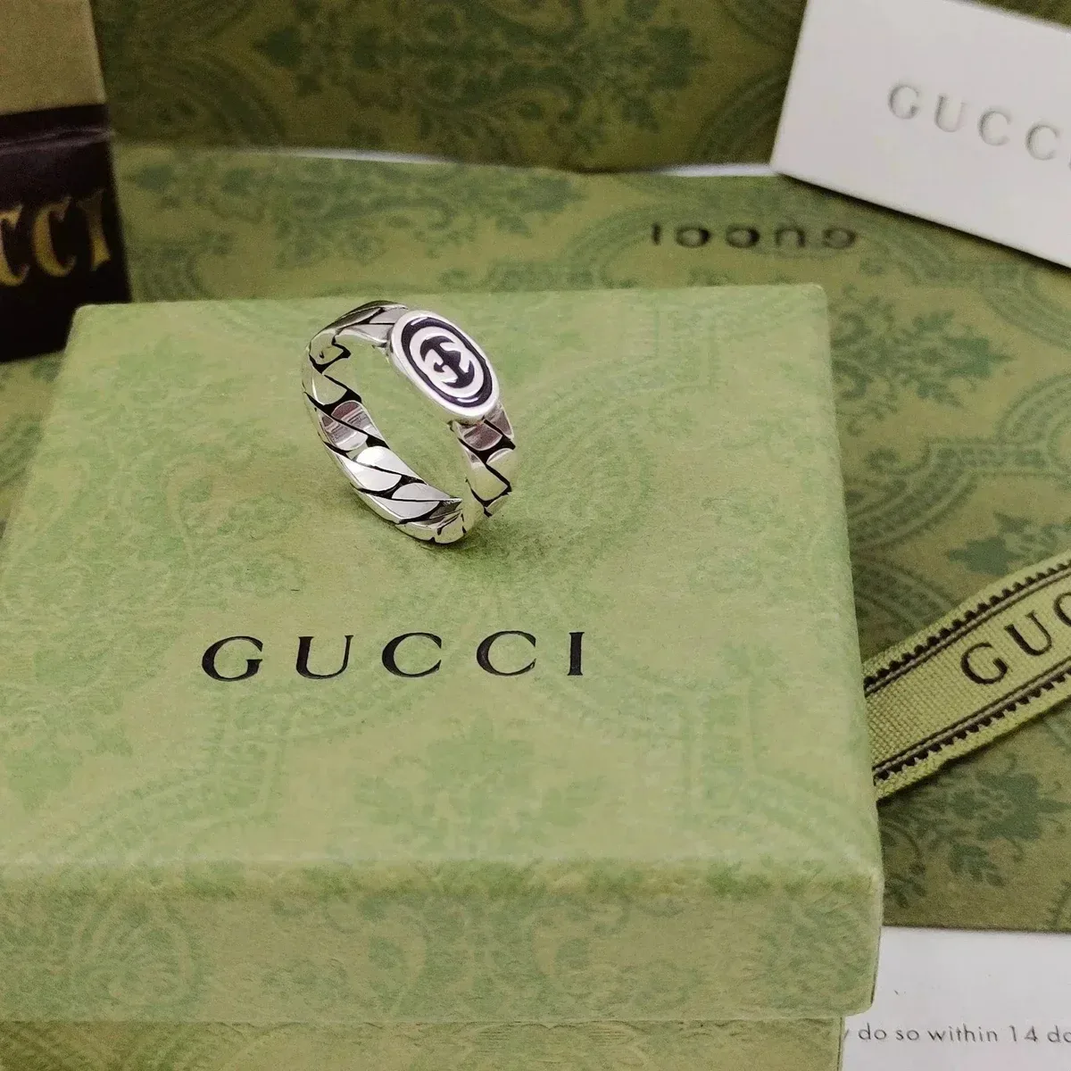 Gucci Gucci GG Marmont Ring Silver Jewelry Silver - 1