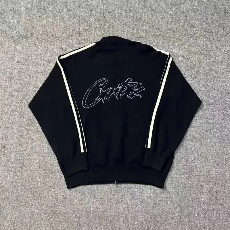 Corteiz Corteiz RTW Black/White Track Jacket Black