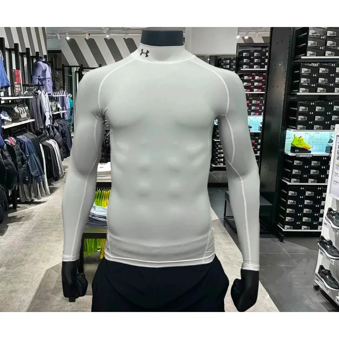 Under Armour Under Armour Grey Fitted Long Sleeve Top Grey - 1