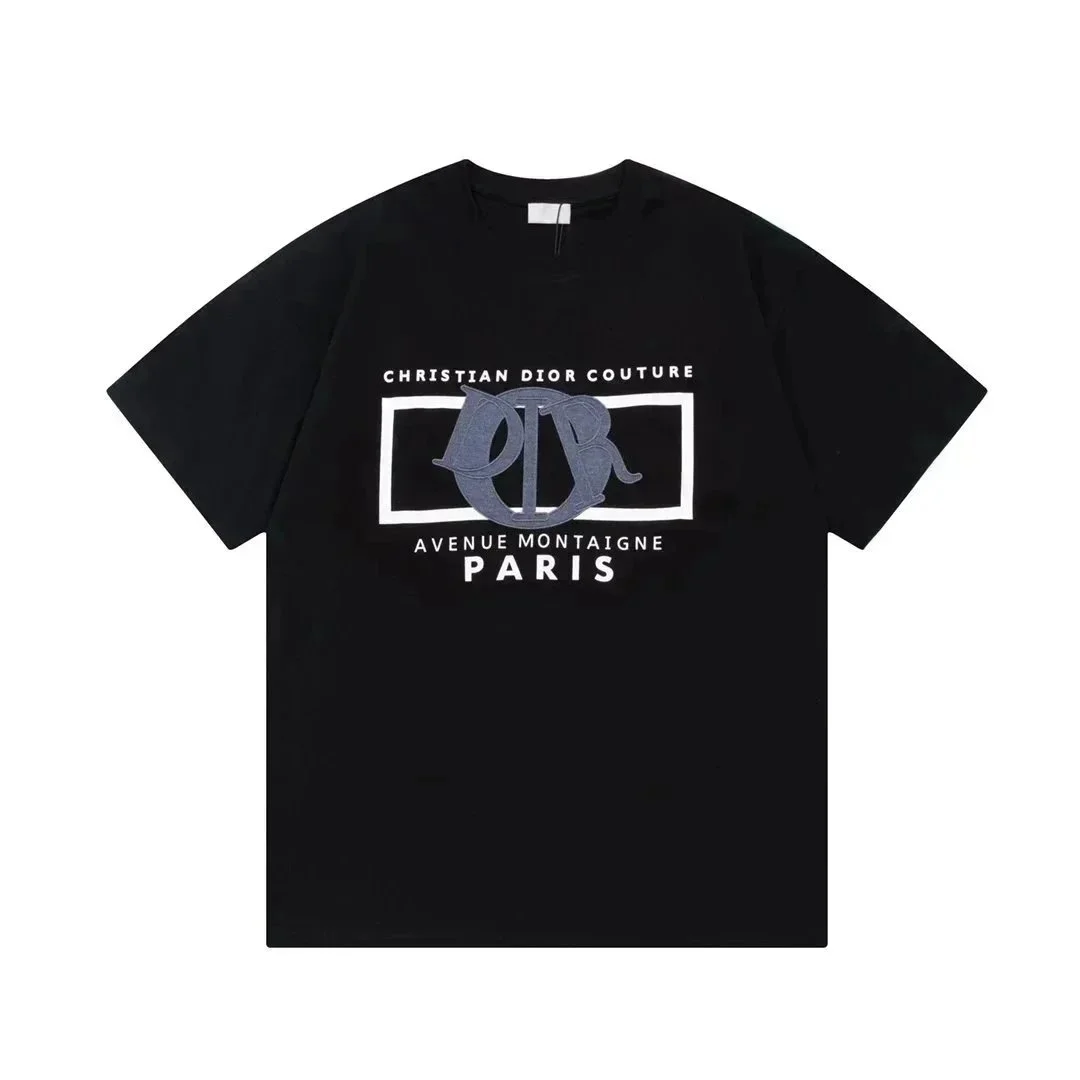 Dior Christian Dior Avenue Montaigne Paris T-Shirt Black Black - 1
