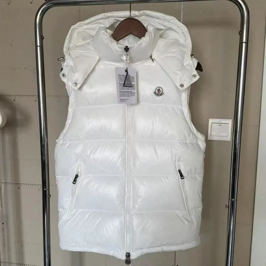 Moncler Moncler White Puffer Vest White