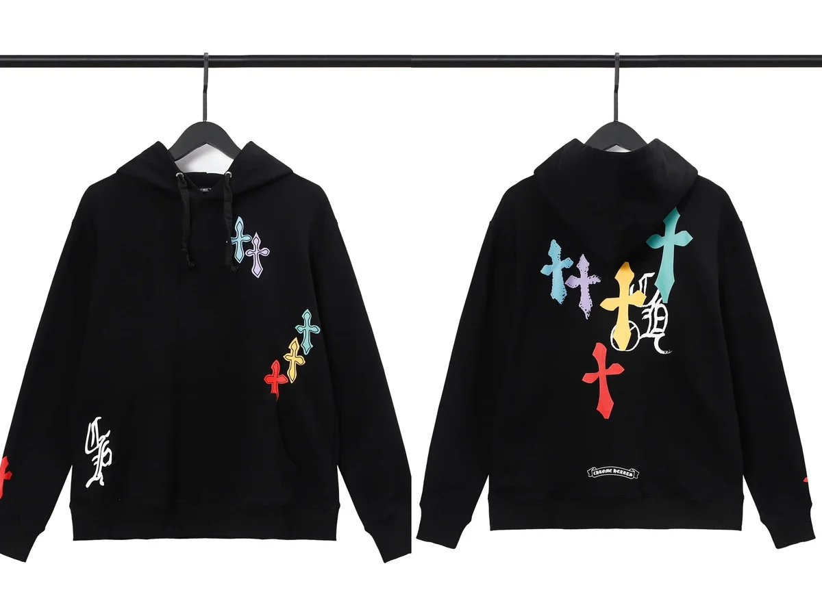 Chrome Hearts Chrome Hearts CH Cross Black Hoodie Black - 1
