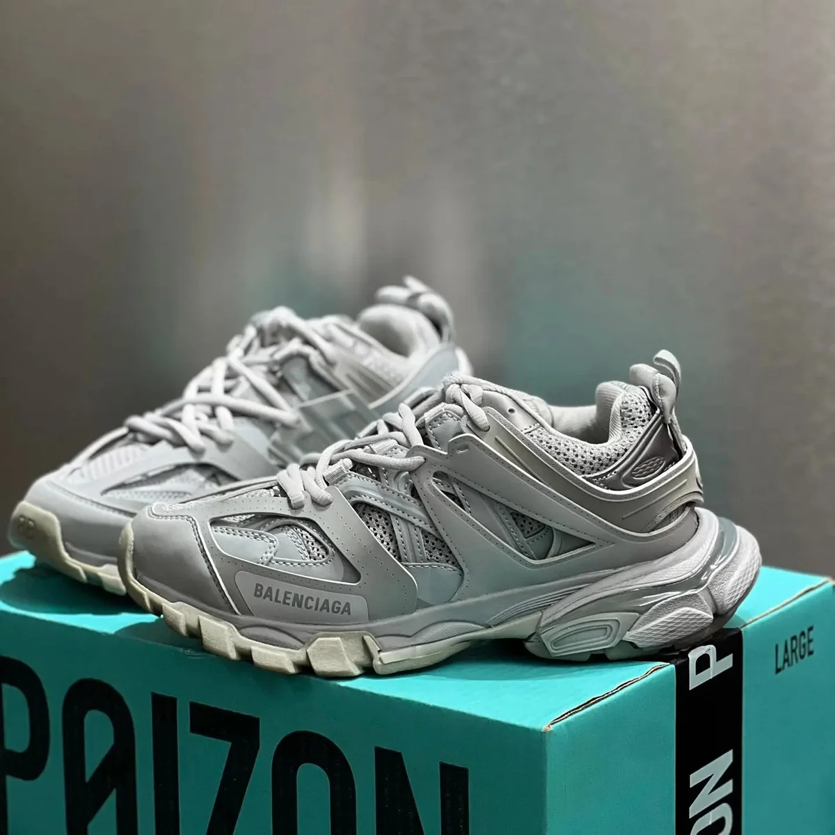 Balenciaga Balenciaga Track.3 Triple Grey Sneakers Grey - 1