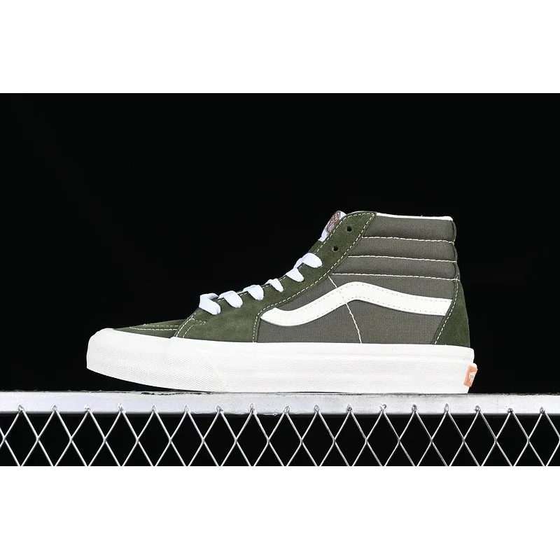 Vans Vans Sk8-Hi Olive Green White Sneakers Green