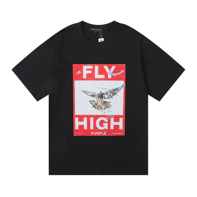 Purple Brand Purple Brand Fly High Black T-Shirt Black - 1