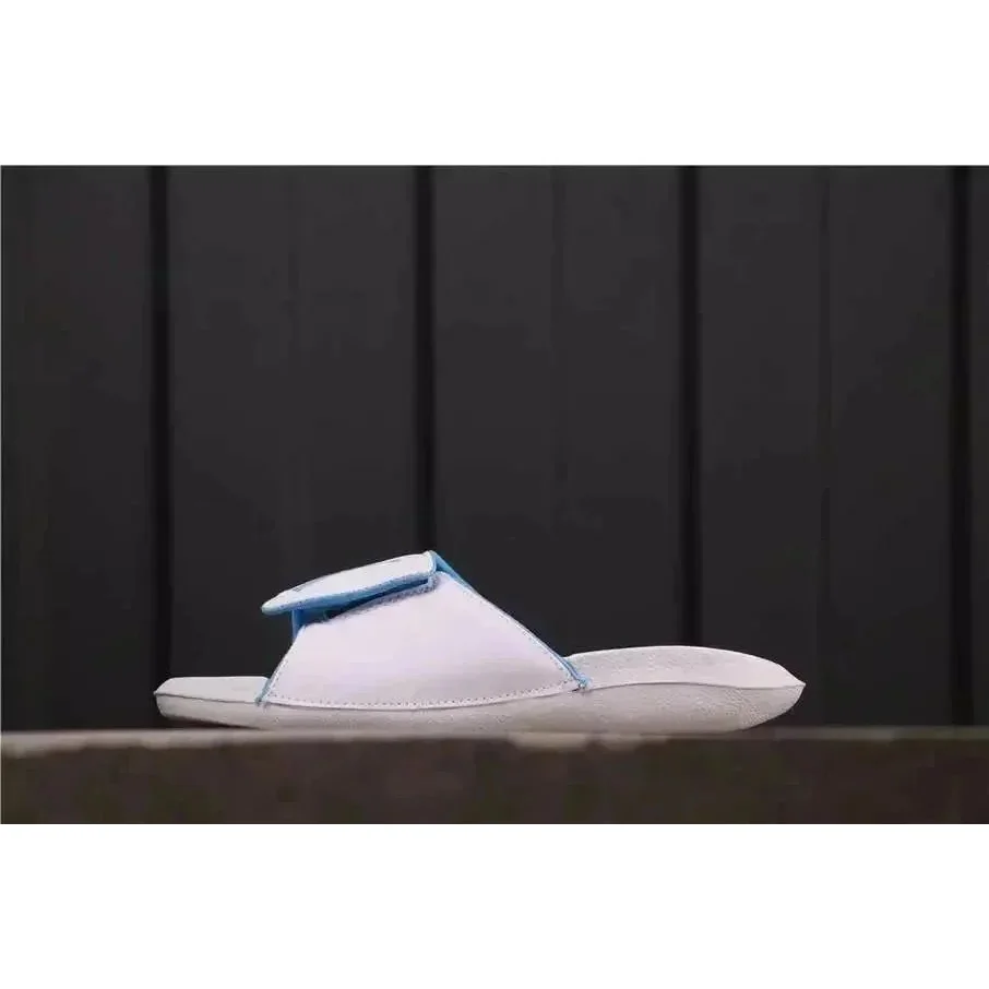 Other White and Blue Slide Sandals White - 1