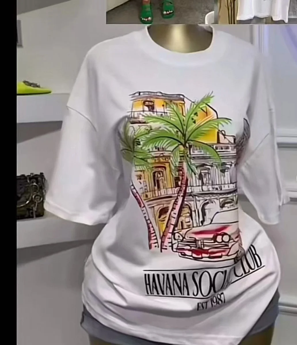 Other White Havana Social Club Graphic T-Shirt White - 1