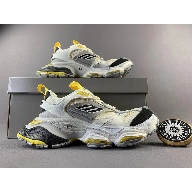 Balenciaga Balenciaga Triple S White/Yellow Sneakers White - 1