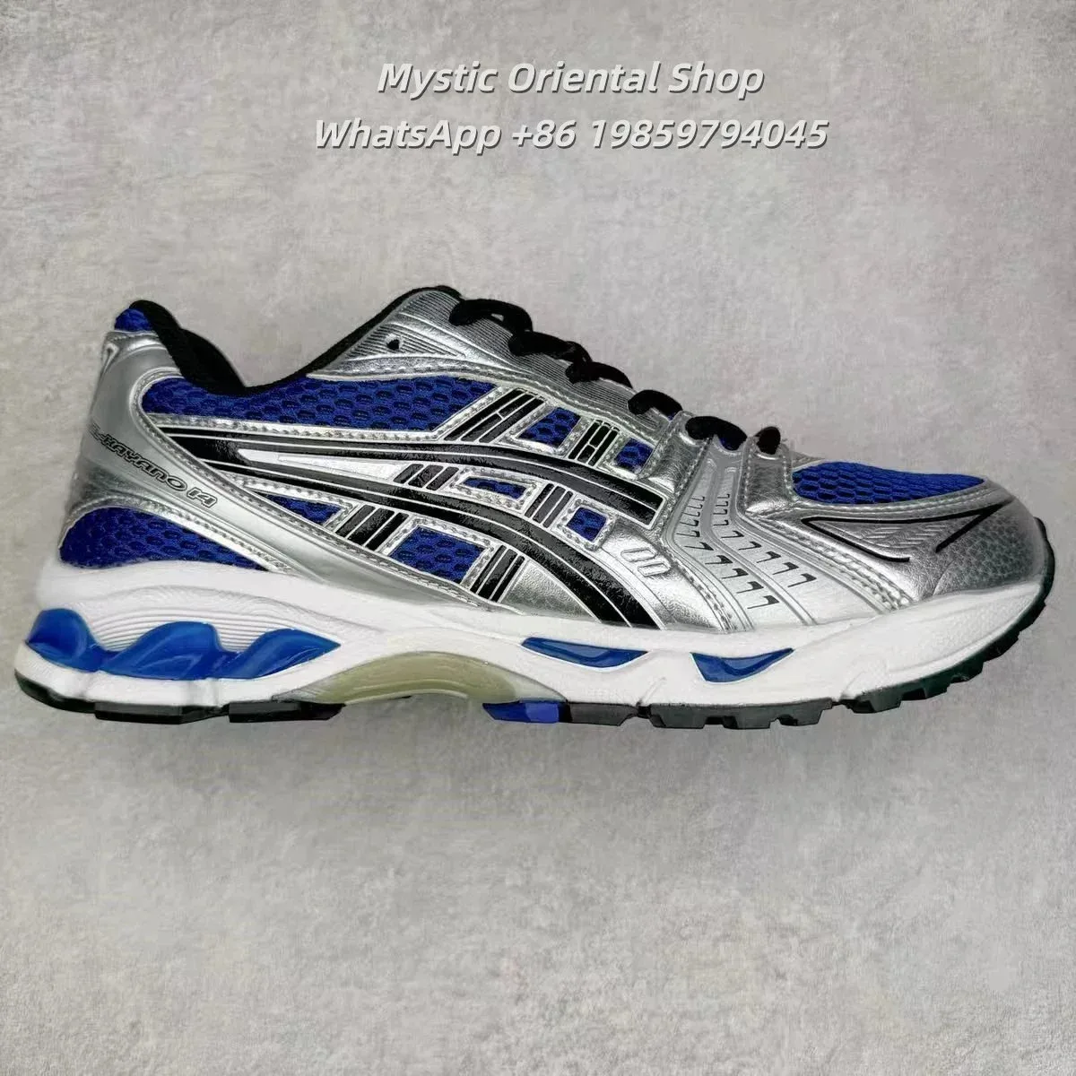 ASICS ASICS Gel-Kayano 14 Silver/Blue Sneakers Silver - 1