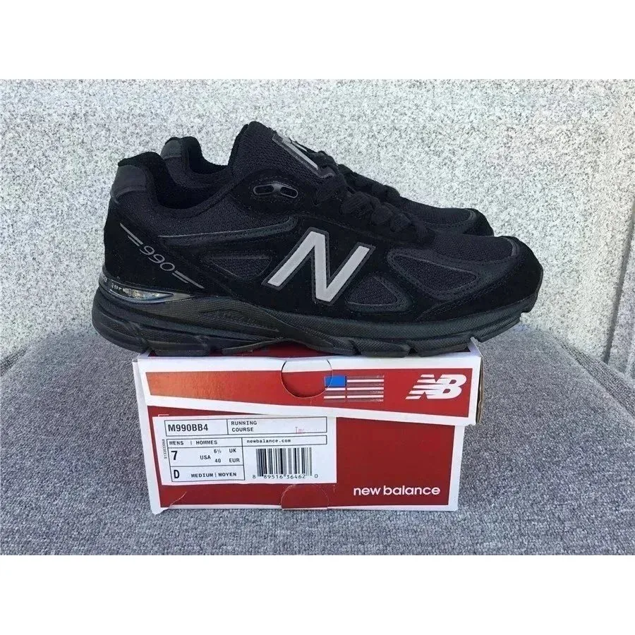 New Balance New Balance 990 M990BB4 Triple Black Sneakers Black - 1