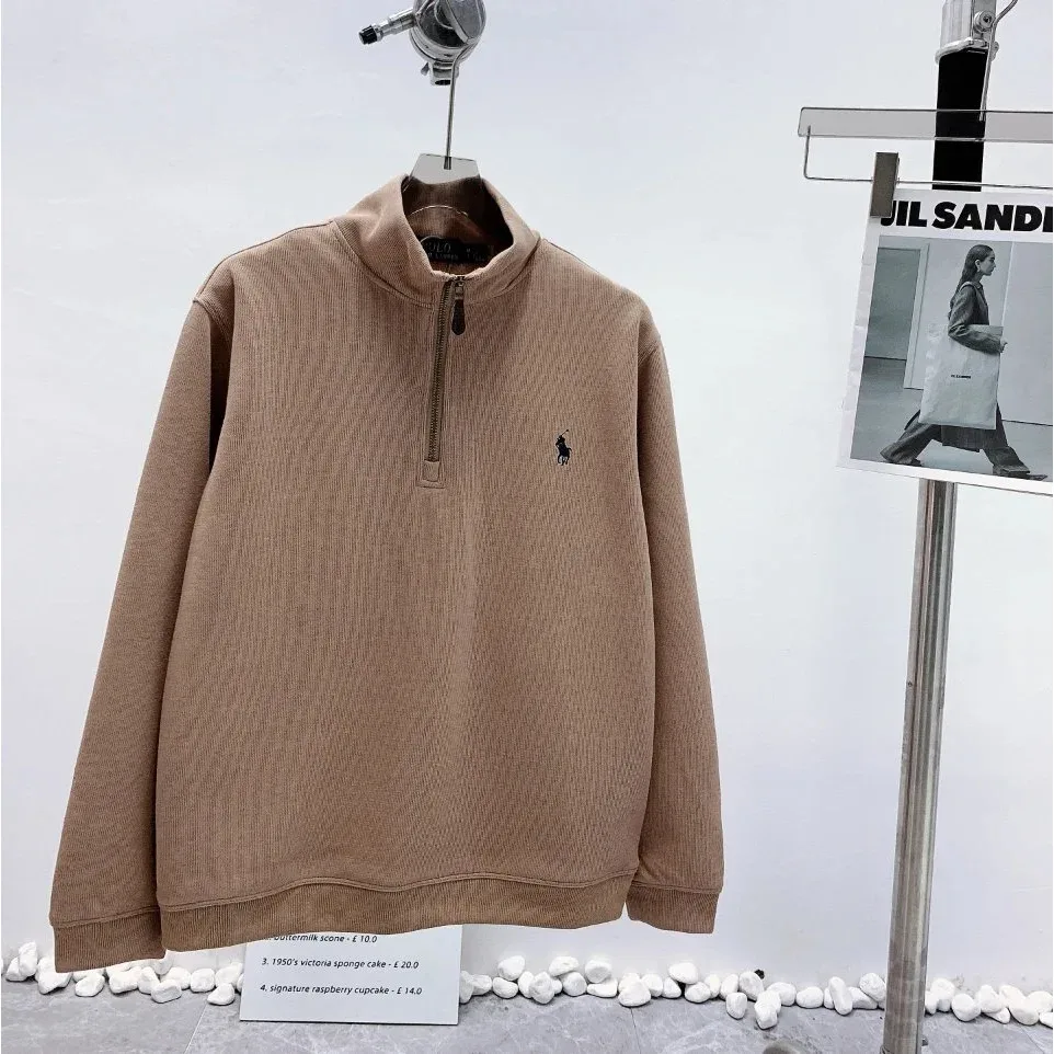 Polo Ralph Lauren Polo Ralph Lauren Brown Half-Zip Sweater Brown - 1