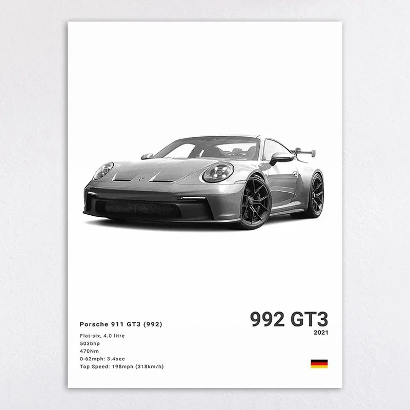 Porsche 992 GT3 (992) Poster — Oopbuy Spreadsheet find