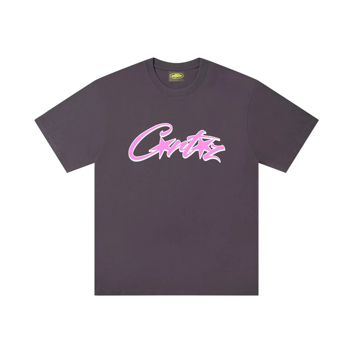 Other Crtz Script Logo T-Shirt Purple/Pink Purple - 1