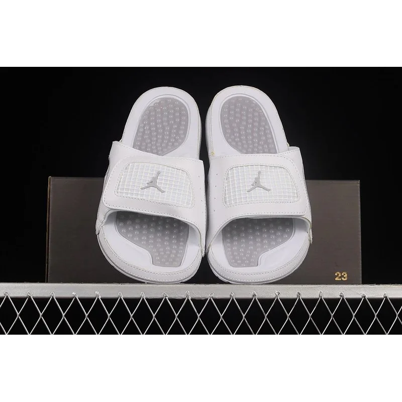 Nike Nike Air Jordan 13 White Slide Sandals White - 1