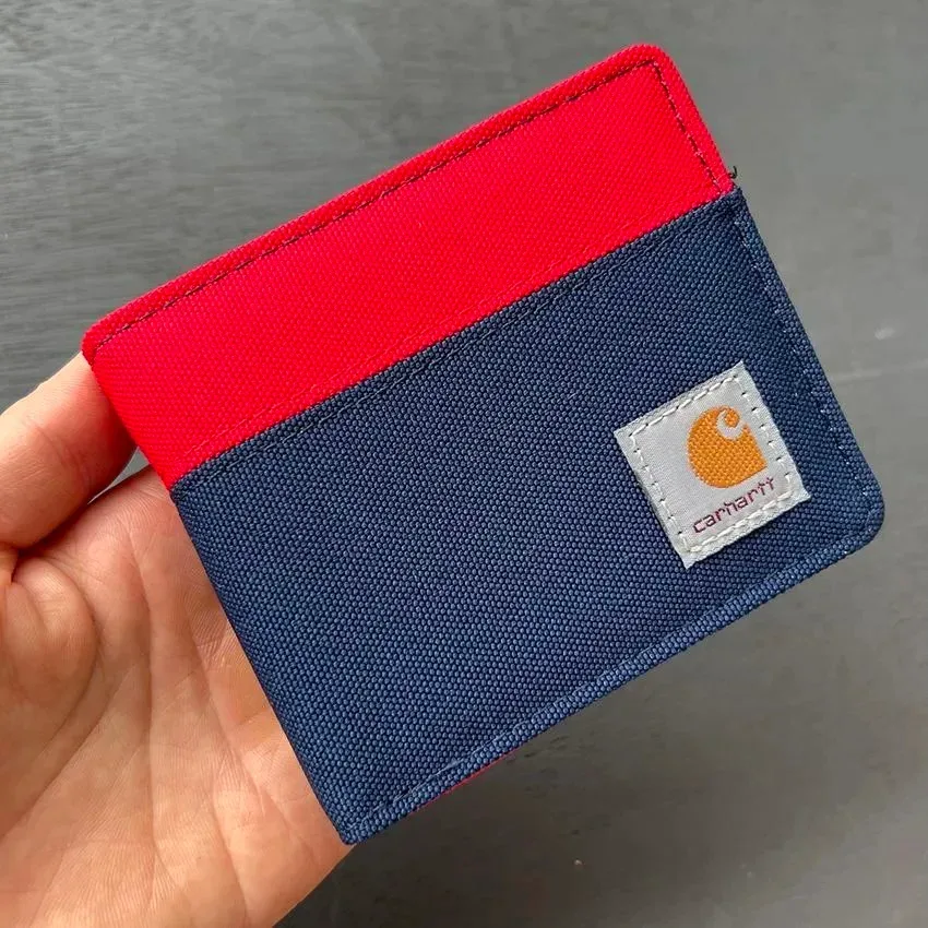 Carhartt Carhartt Red/Navy Canvas Wallet Multicolor - 1