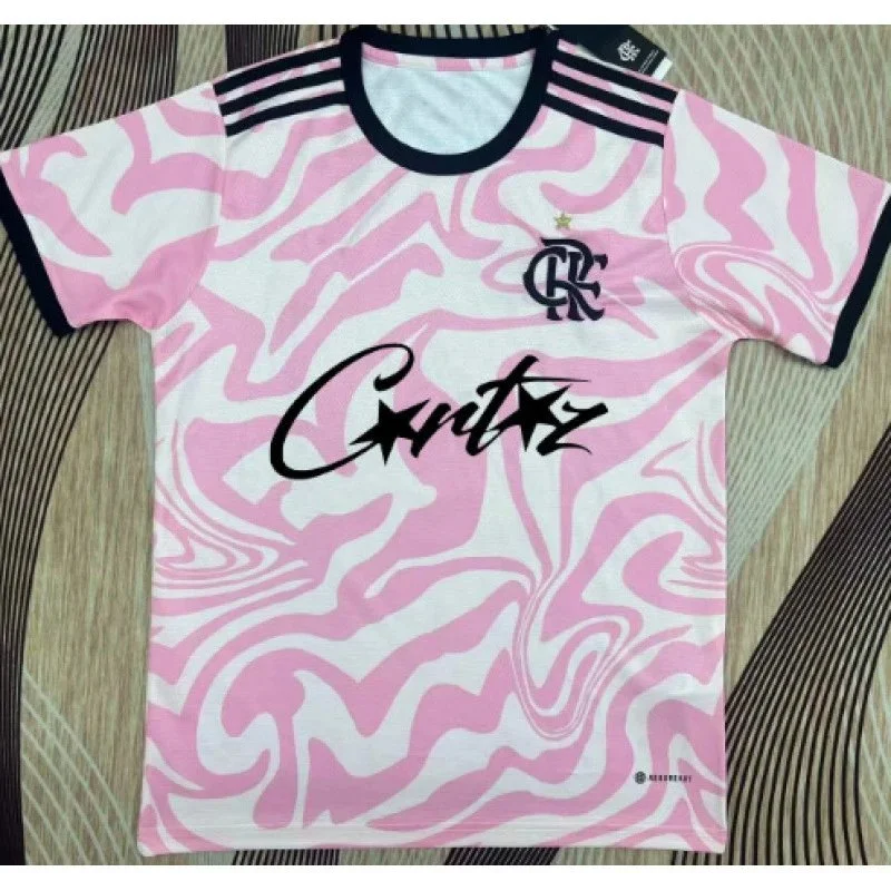 Corteiz Corteiz 2324 Flamenco Powder Jersey T-Shirt Pink - 1