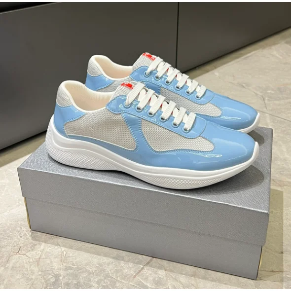 Prada Prada Runners Baby Blue/White Sneakers Blue