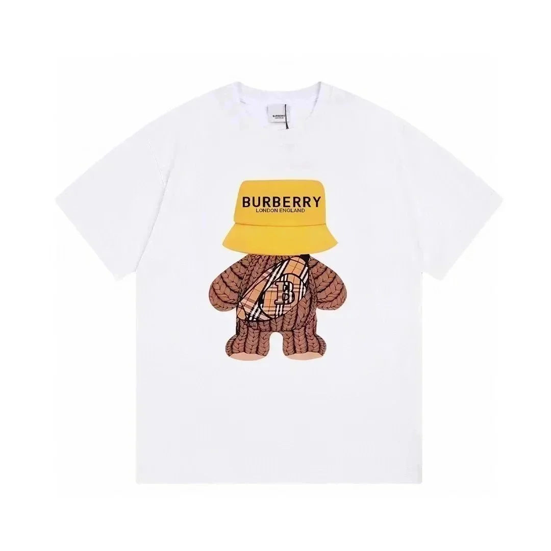 Burberry Burberry White Bear Graphic T-Shirt White - 1