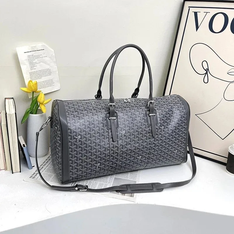 Goyard Goyard YARD 3091 Grey Travel Duffle Bag Grey - 1