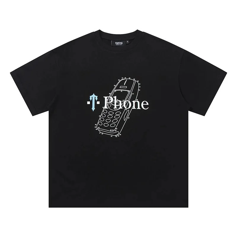 Other Black 'T-Phone' Graphic T-Shirt Black - 1