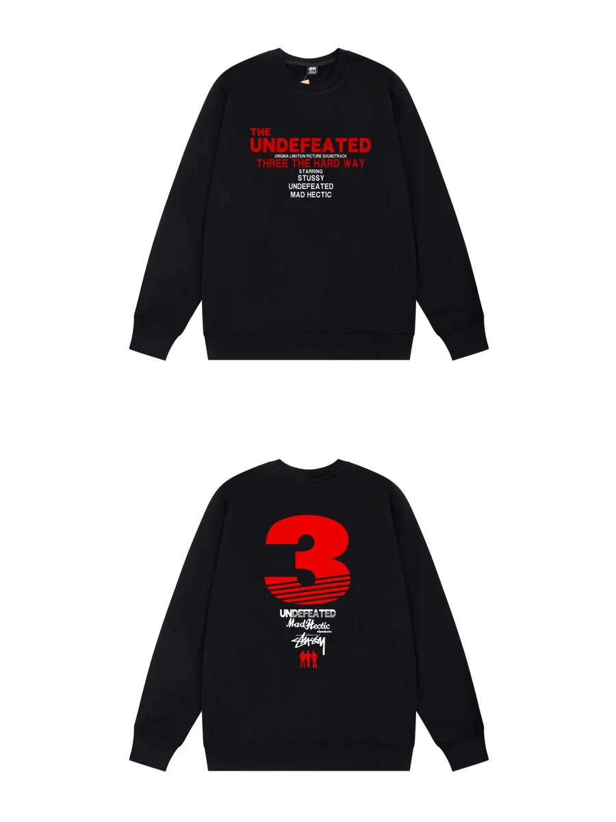 Stussy Stussy The Undefeated Black Sweatshirt Black - 1