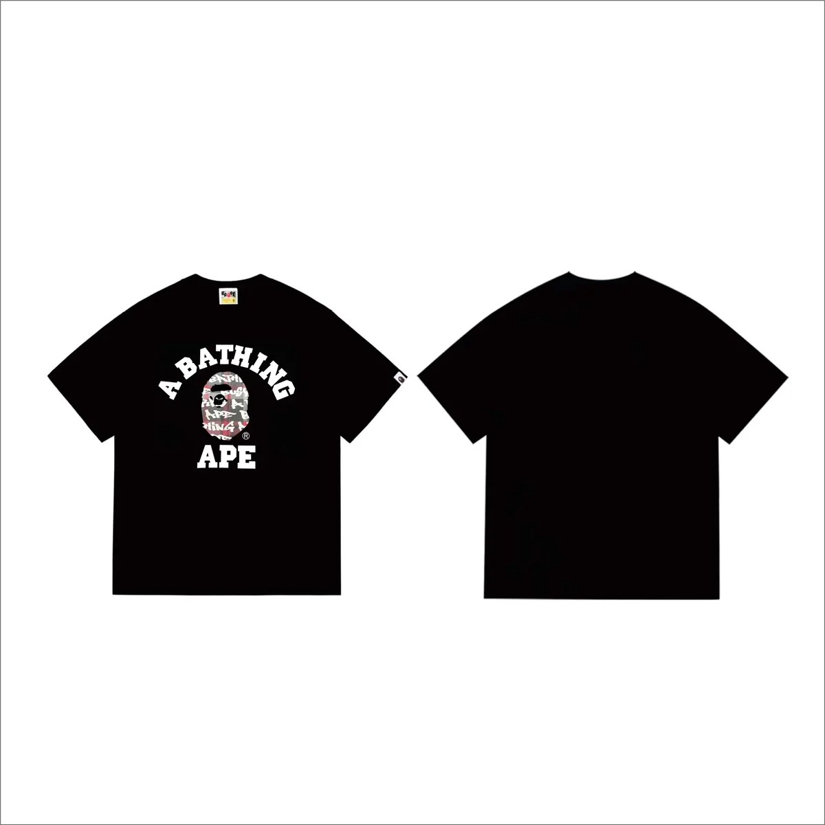 A Bathing Ape A Bathing Ape BAPE STA Black T-Shirt Black - 1