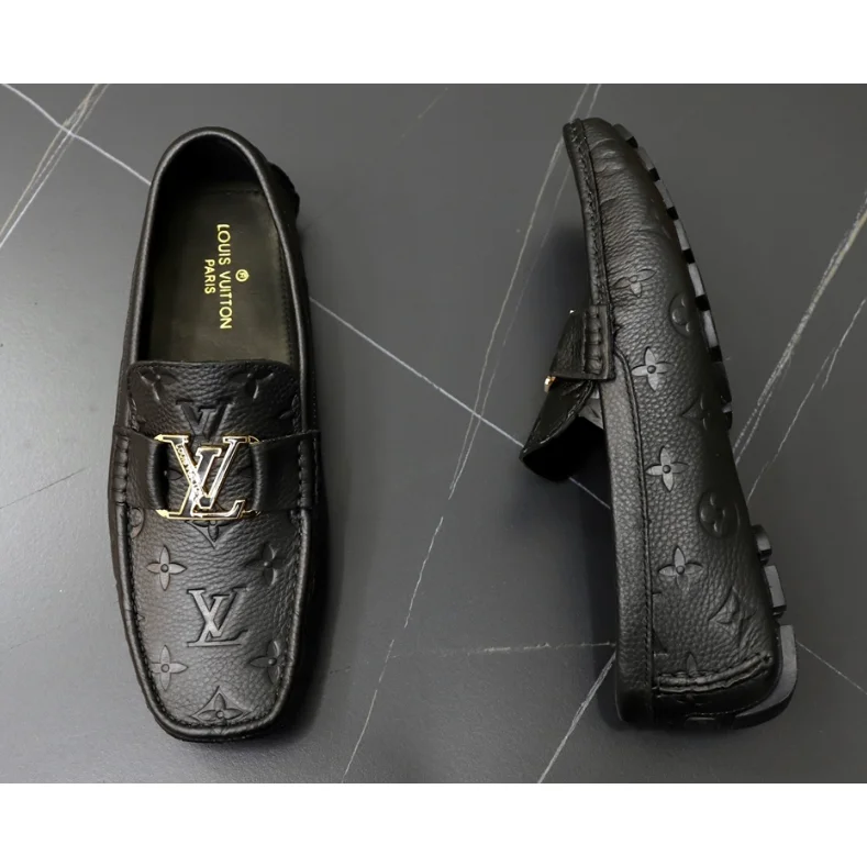 Louis Vuitton Tabi černé kožené mokasíny