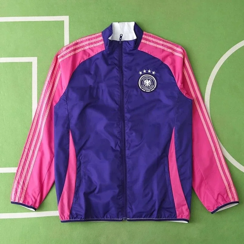 Adidas Adidas Classic Football Germany Player Jacket Purple/Pink Purple - 1