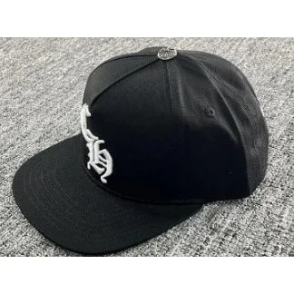Chrome Hearts Chrome Hearts Black/White 3D CH Embroidery Cap Black