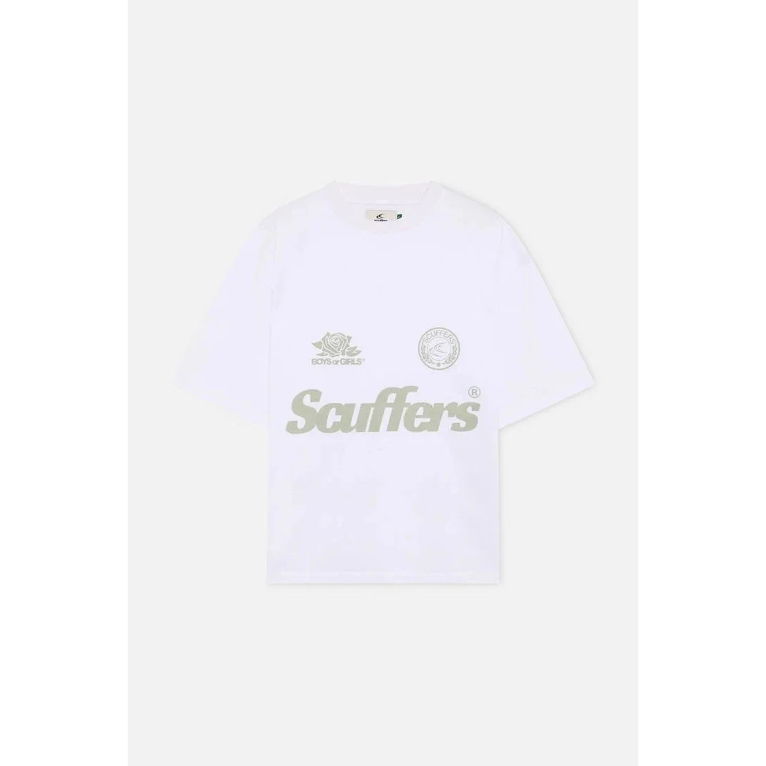Scuffers Scuffers Boys or Girls White T-Shirt White - 1