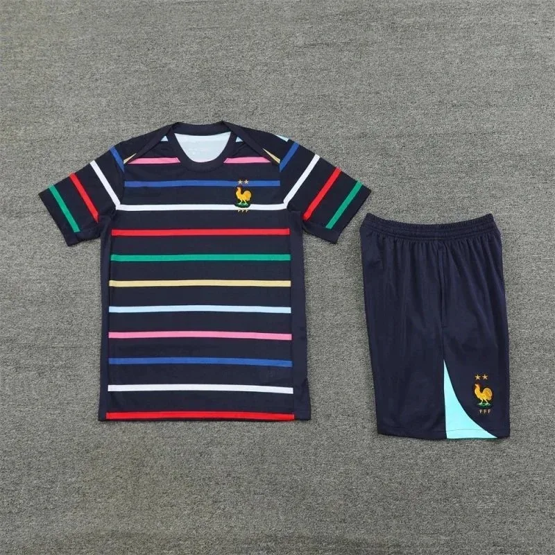 Other France Football Kit Navy Multi-Stripe Set Navy - 1