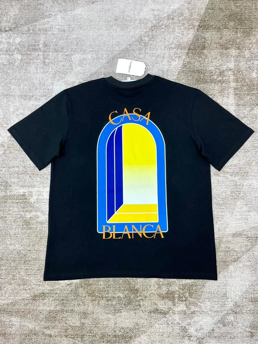 Casablanca Casa Blanca Black 'Casa Blanca' Graphic T-Shirt Black - 1