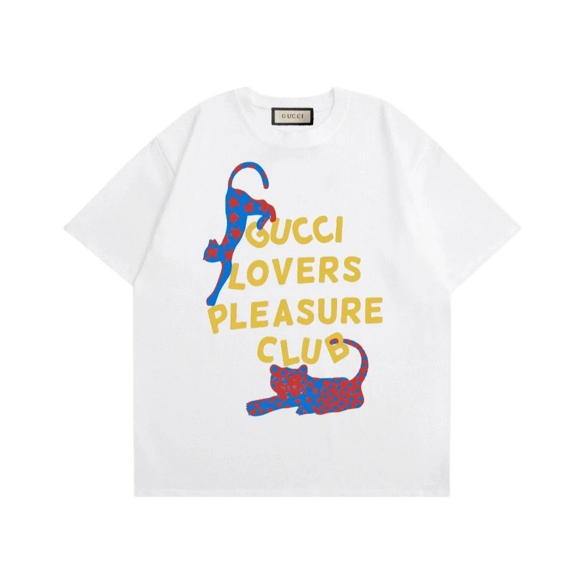 Gucci Gucci Lovers Pleasure Club White T-Shirt White - 1