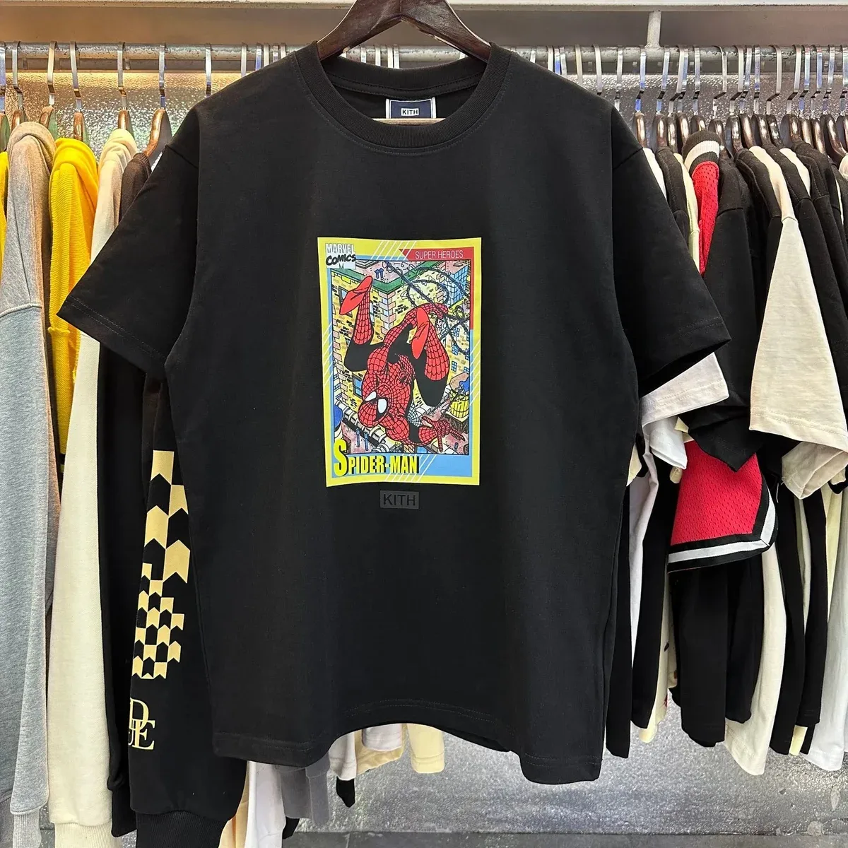 Kith Kith Spider-Man Black T-Shirt Black - 1