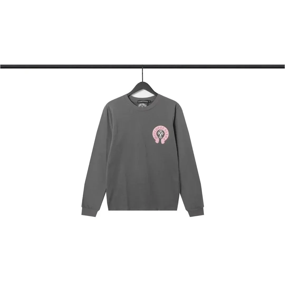 Chrome Hearts Chrome Hearts CH Cross Long Sleeve T-Shirt Charcoal Pink Grey - 1