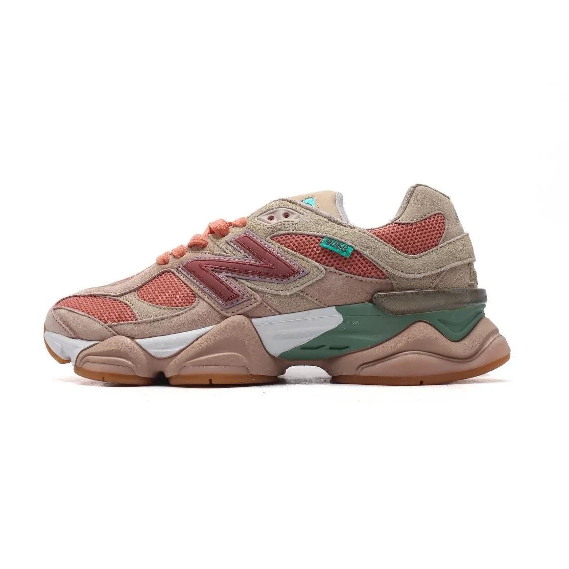New Balance New Balance 2002R Coral Beige Green Sneakers Beige
