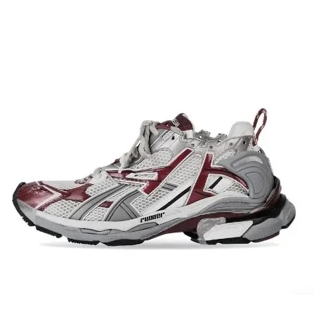 Balenciaga Balenciaga Runner Roubaix White Grey Red Sneakers White - 1