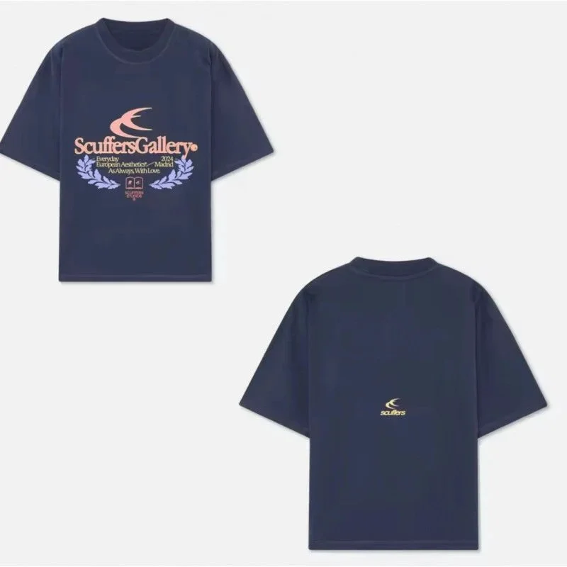 Other ScuffersGallery Navy Everyday Aesthetic T-Shirt Navy - 1