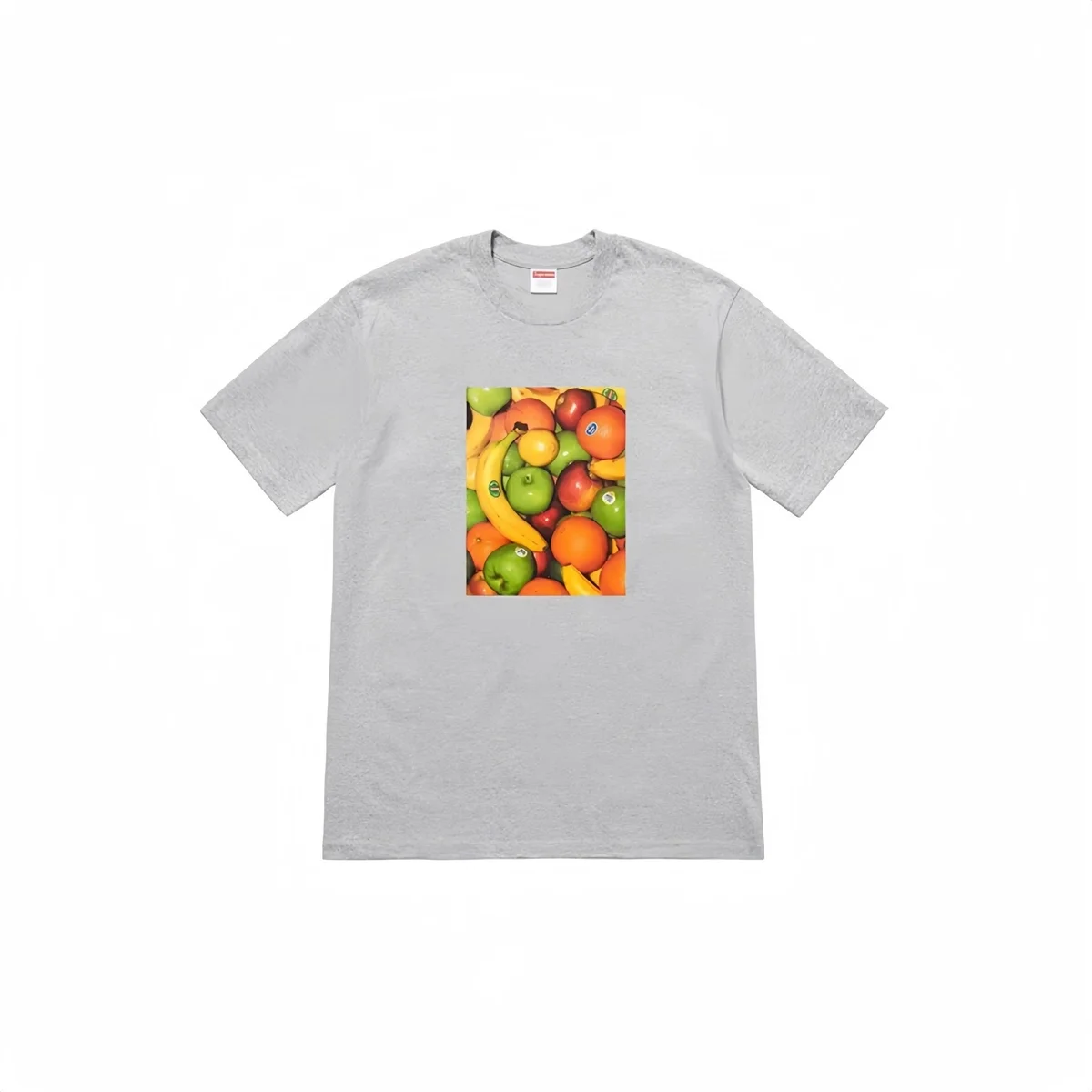 Supreme Supreme Fruit Print T-Shirt Grey Casual Grey - 1