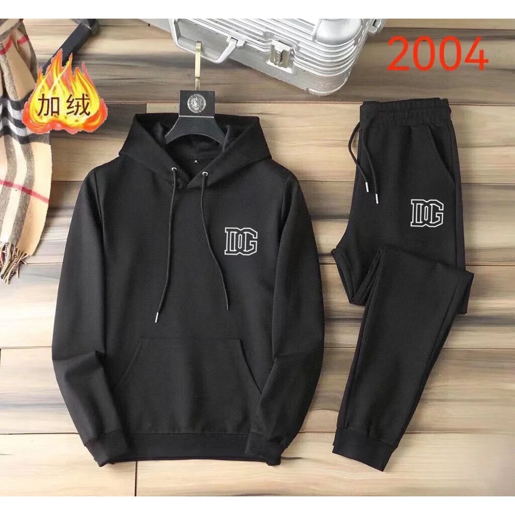 Dolce & Gabbana Dolce & Gabbana DG Black Tracksuit Set Black - 1