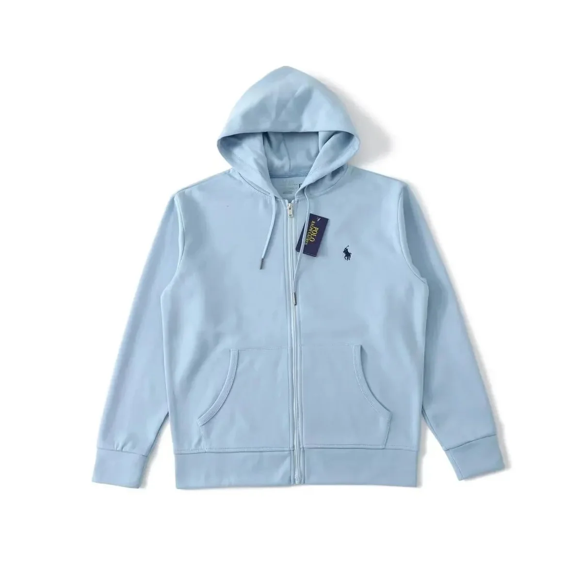 Polo Ralph Lauren Polo Ralph Lauren Light Blue Full-Zip Hoodie Blue - 1