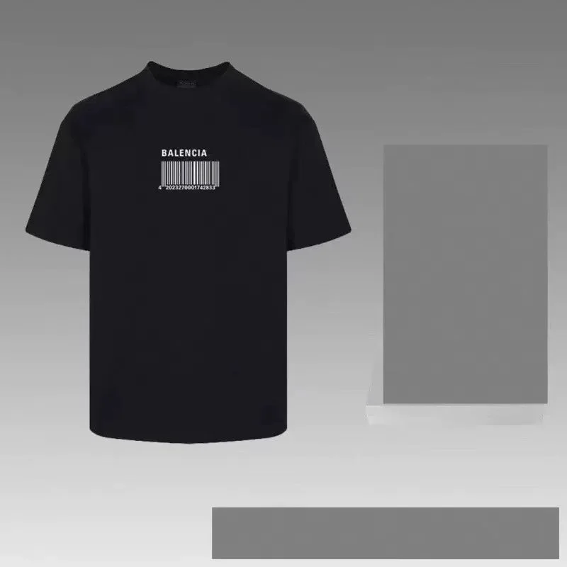 Balenciaga Balenciaga Barcode T-Shirt Black T-Shirts Black - 1