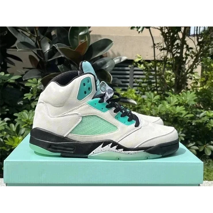 Jordan Jordan Air Jordan 5 White/Mint Sneakers White