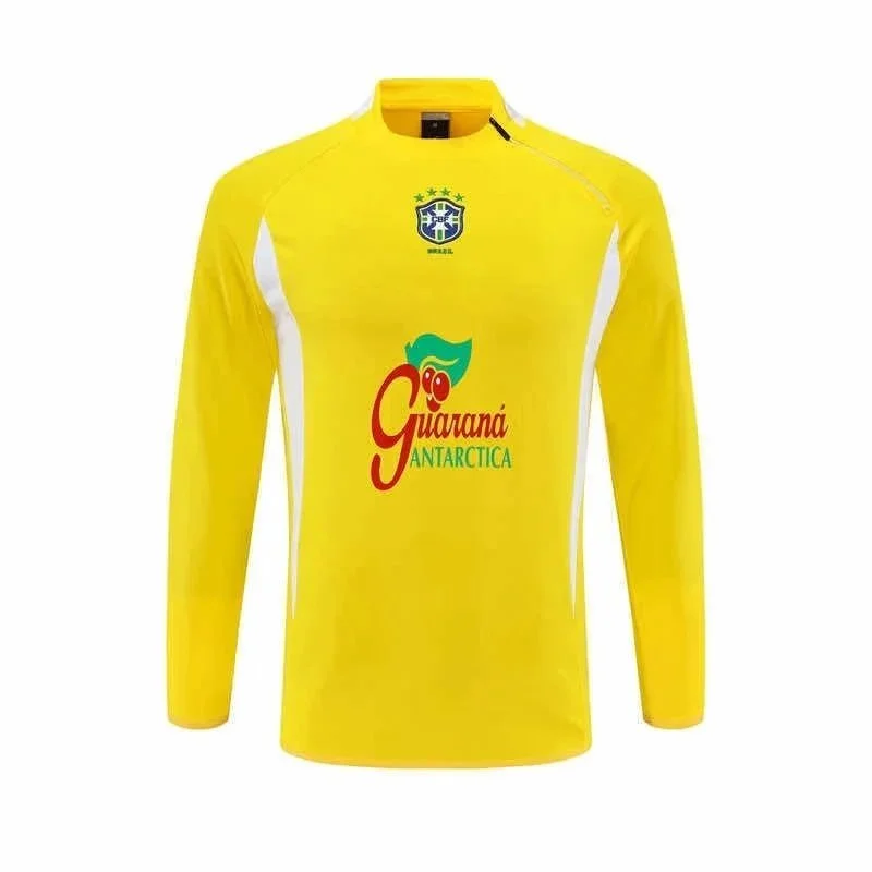 Other Brazil National Team Guarana Antarctica Player Edition Long Sleeve Top Yellow - 1